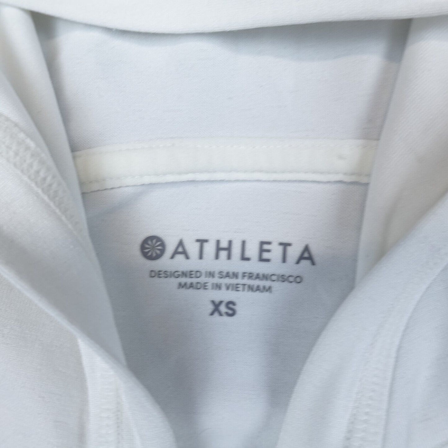 Athleta Pacifica Coverup Hooded UPF Athletic Tennis Dress Womens Size XS 1/4 Zip